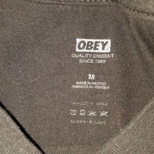 Obey Shirts - Obey Justice Not Power Graphic T-Shirt | M Obey Shirts - Obey Justice Not Power Graphic T-Shirt | M